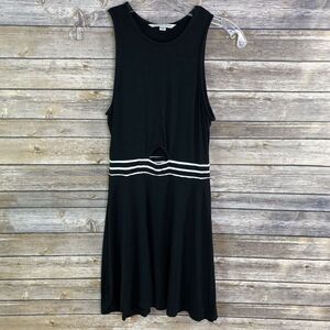 American‎ Eagle Womens Dress Size Small Sleeveless Keyhole Fit Flare Black